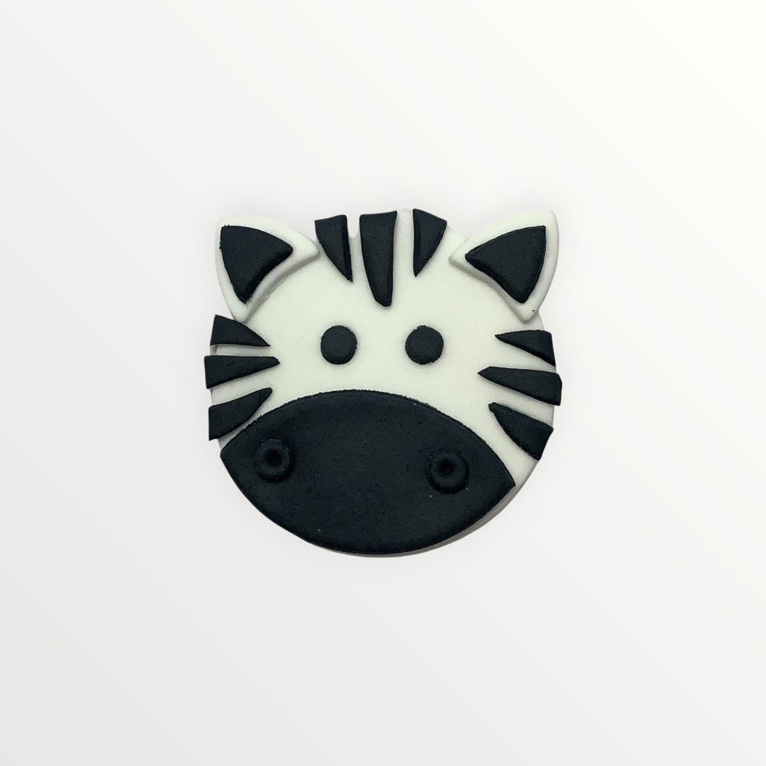 Zoo Animal Cupcake Toppers – Edible Fondant Safari Set