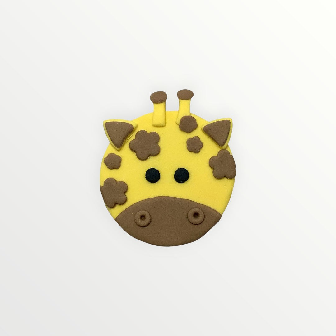 Zoo Animal Cupcake Toppers – Edible Fondant Safari Set