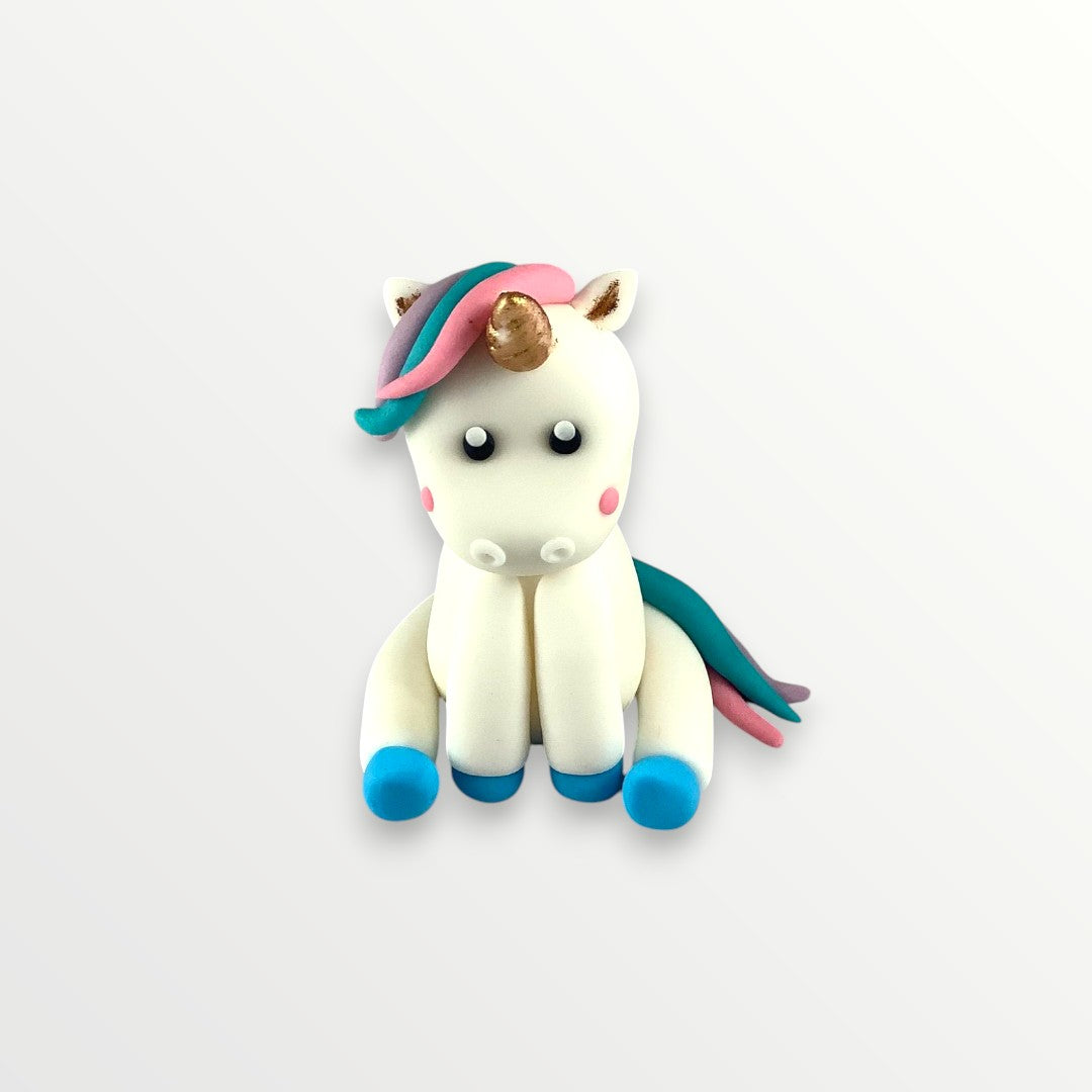 Unicorn Cake Topper – Edible Fondant Figurine