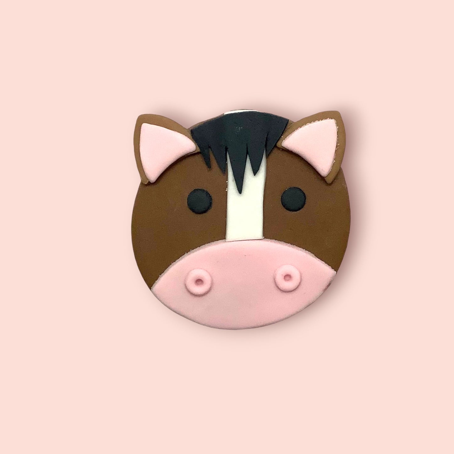 Edible horse farm animal cupcake topper UK