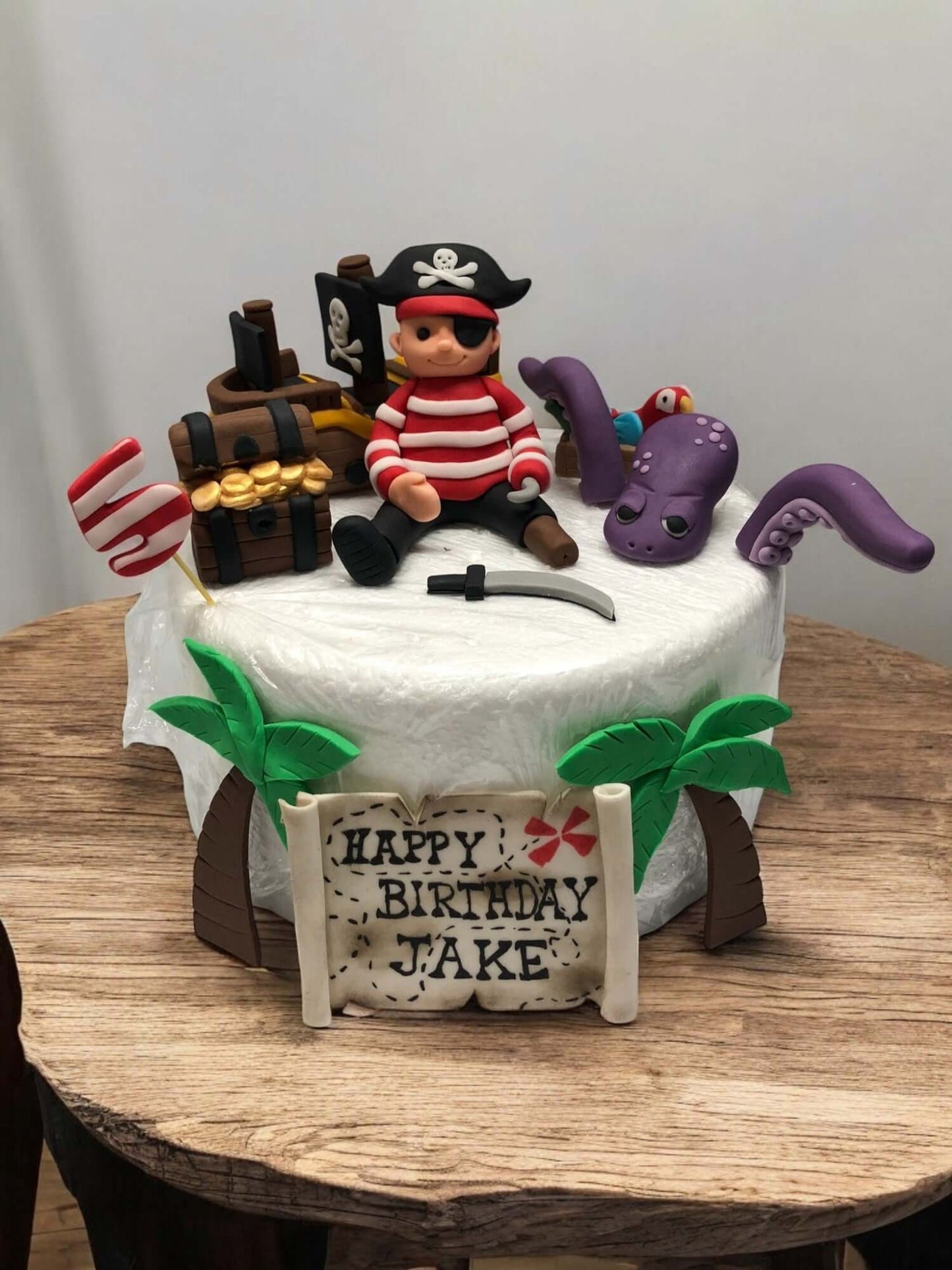 Pirate Island Inspired Cake Topper Set Handmade by SugarBrush in Lincolnshire