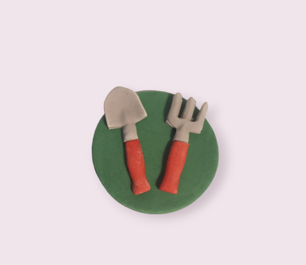 Personalised Garden Cake Topper – Shed, Plants & Gardening Tools (Edible)
