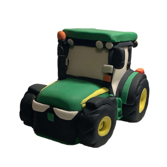 Fondant tractor figure with lots of handmade detail