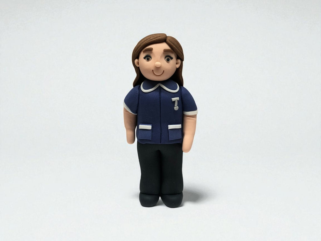 Personalised Edible Female Nurse Cake Topper