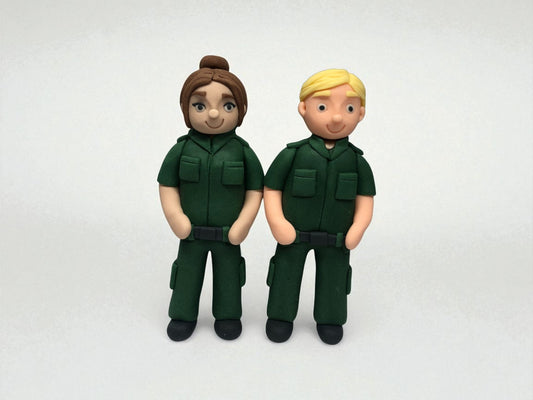 Personalised Edible Paramedic Cake Topper – Icing Figure Decoration