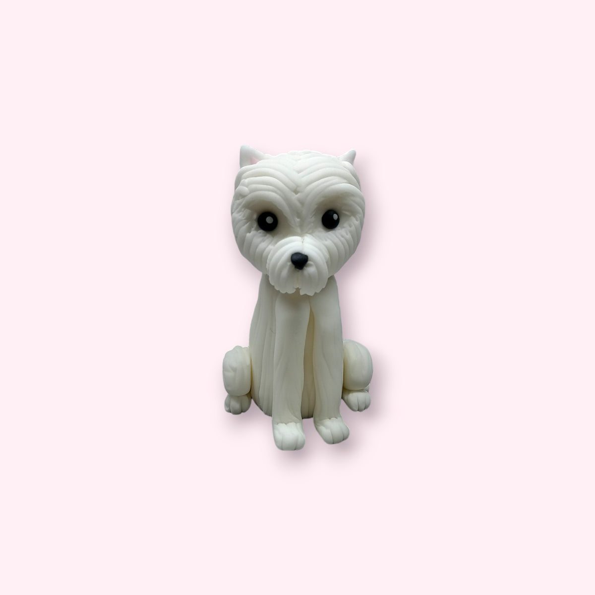 Westie Dog Cake Topper – Edible Fondant West Highland Terrier Figure