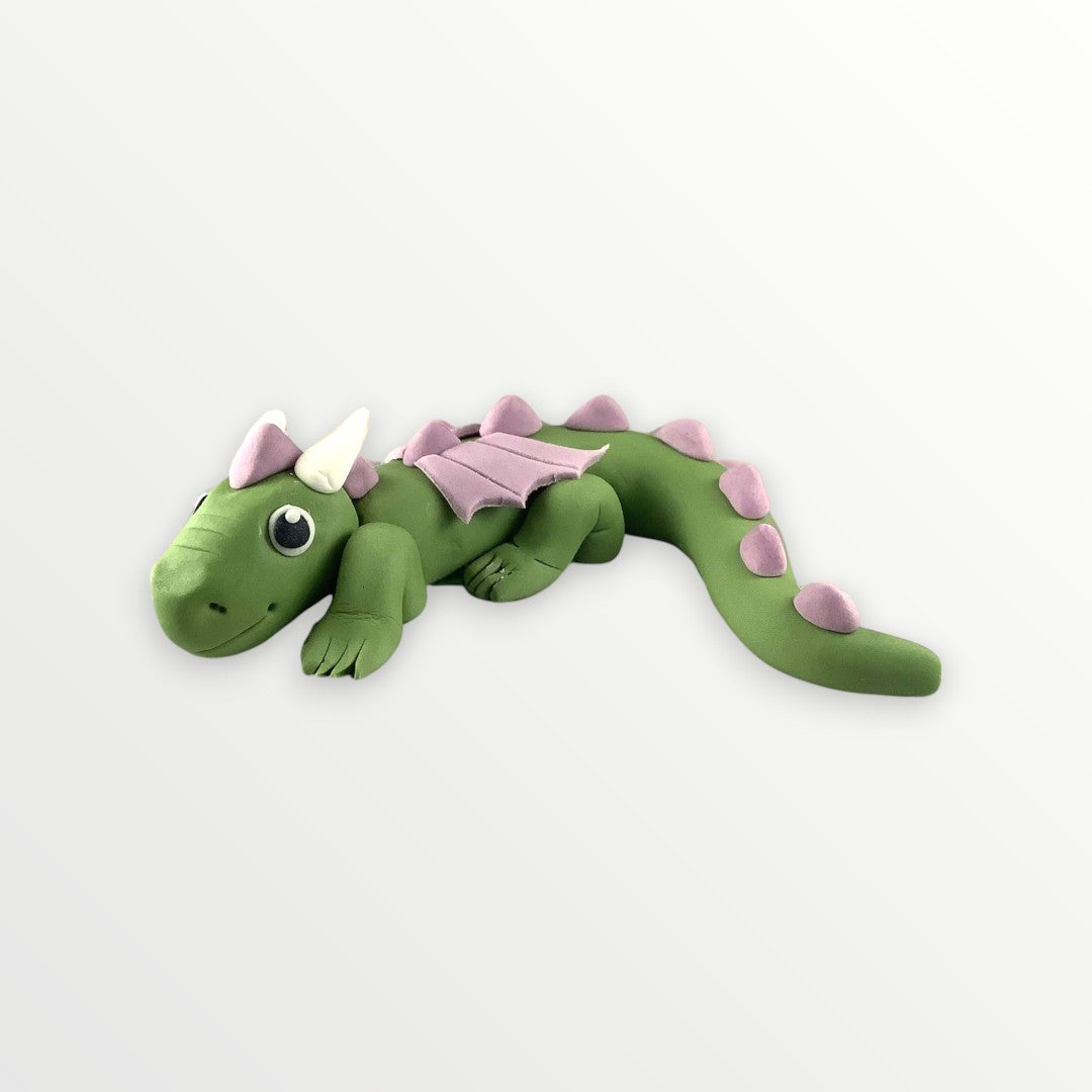Dragon Cake Topper – Edible Fondant Figurine (14cm Length)