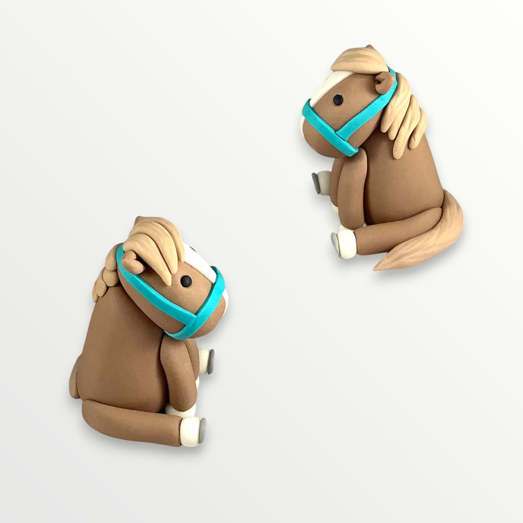 Horse Cake Topper – Edible Fondant Figurine