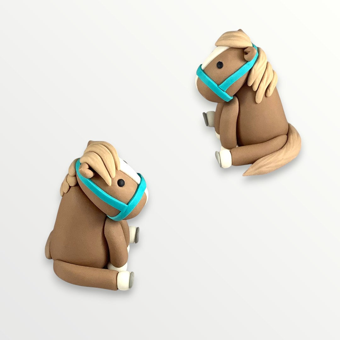 Horse Cake Topper – Edible Fondant Figurine