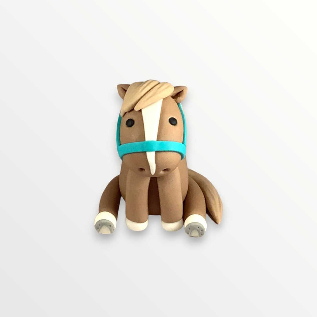 Horse Cake Topper – Edible Fondant Figurine