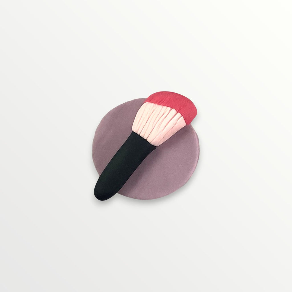 Mini Makeup Cupcake Toppers – Edible Fondant Beauty Set