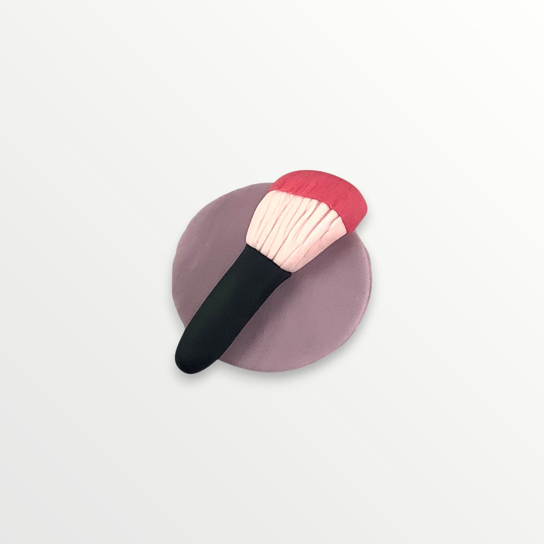 Mini Makeup Cupcake Toppers – Edible Fondant Beauty Set