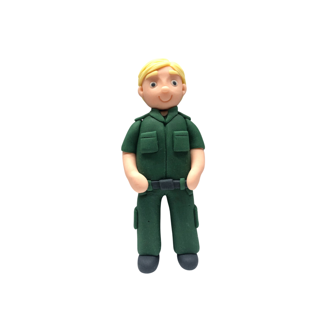 Personalised Edible Paramedic Cake Topper – Icing Figure Decoration