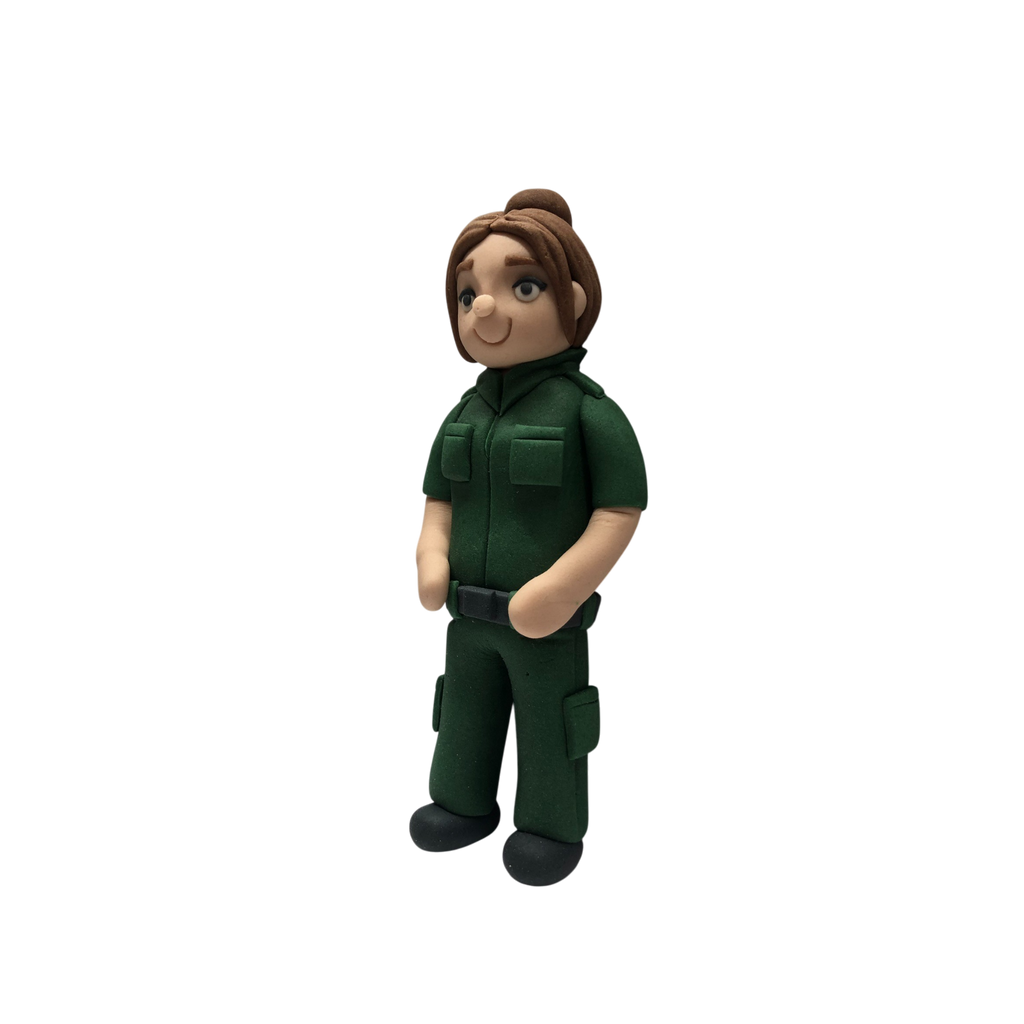 Personalised Edible Paramedic Cake Topper – Icing Figure Decoration
