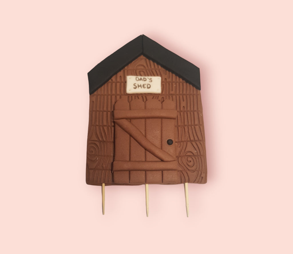 Personalised Garden Cake Topper – Shed, Plants & Gardening Tools (Edible)