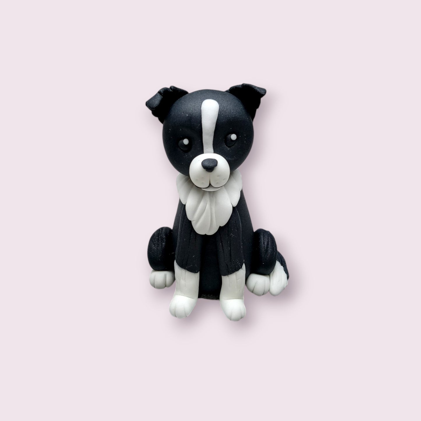 Edible Border Collie Dog Cake Topper UK