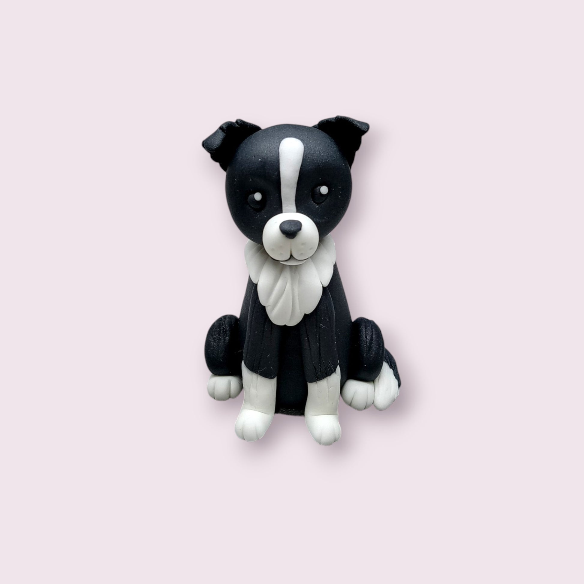 Edible Border Collie Dog Cake Topper UK