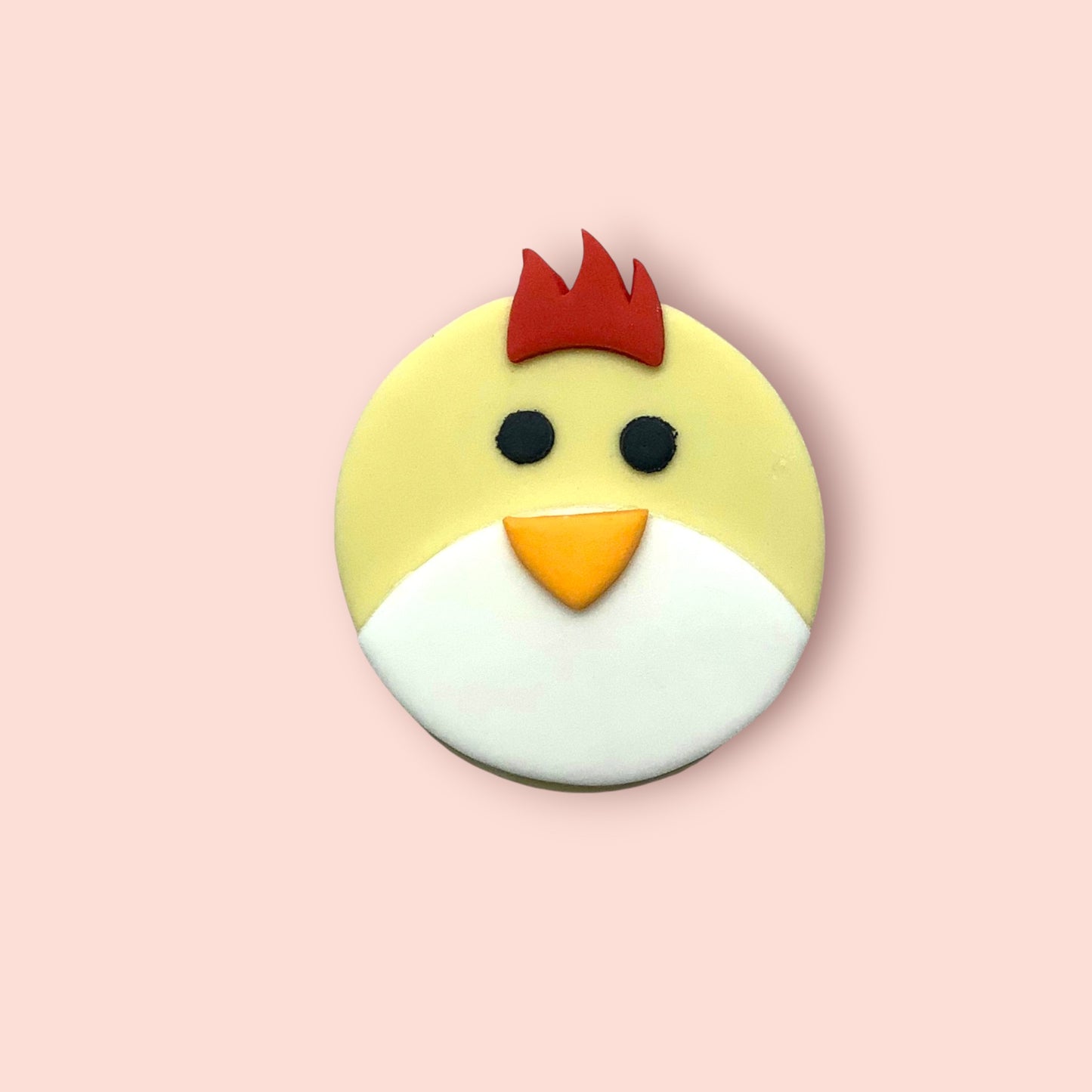 Edible chicken farm animal cupcake topper UK