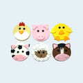 Edible Farm Animal Cupcake Toppers UK