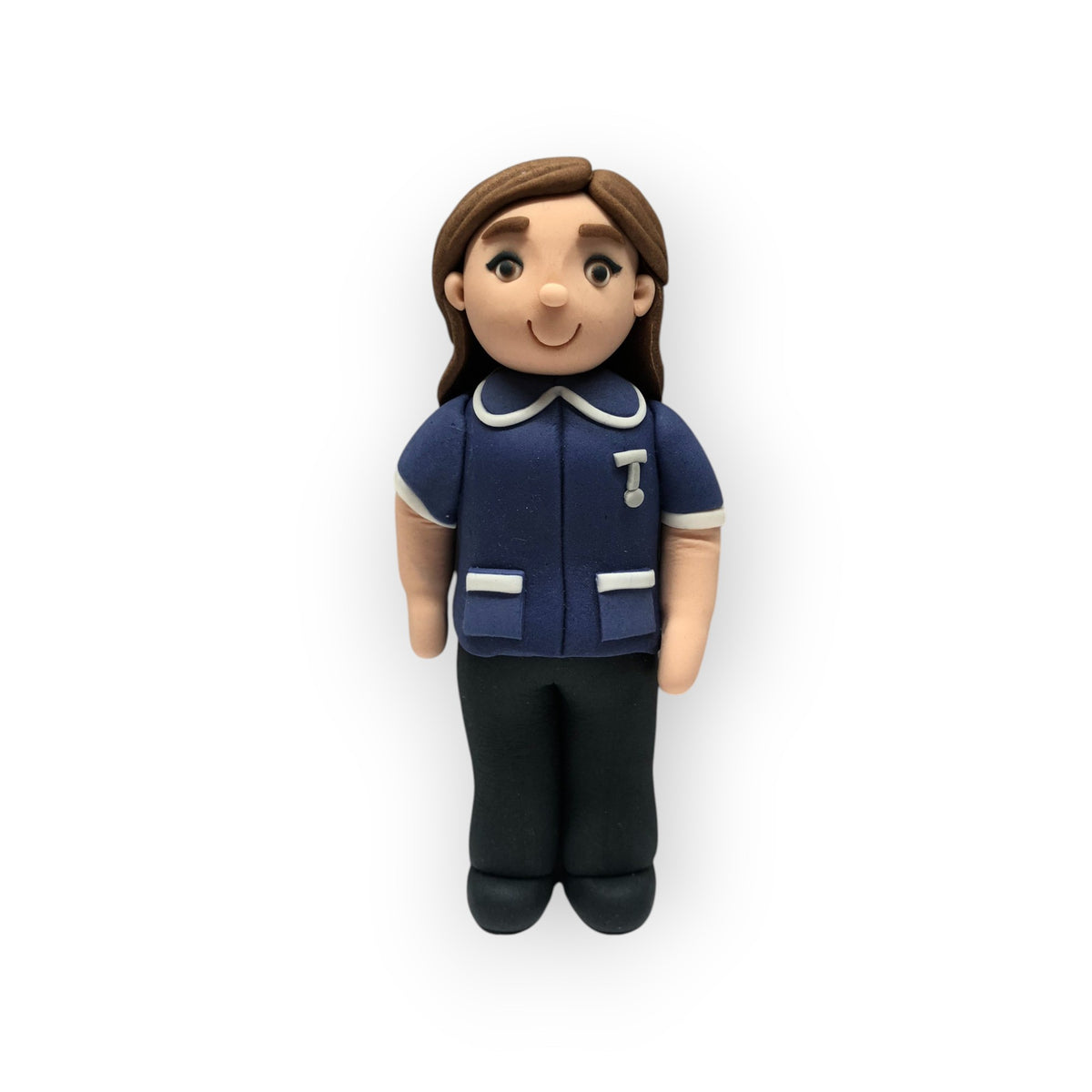 Personalised Edible Female Nurse Cake Topper