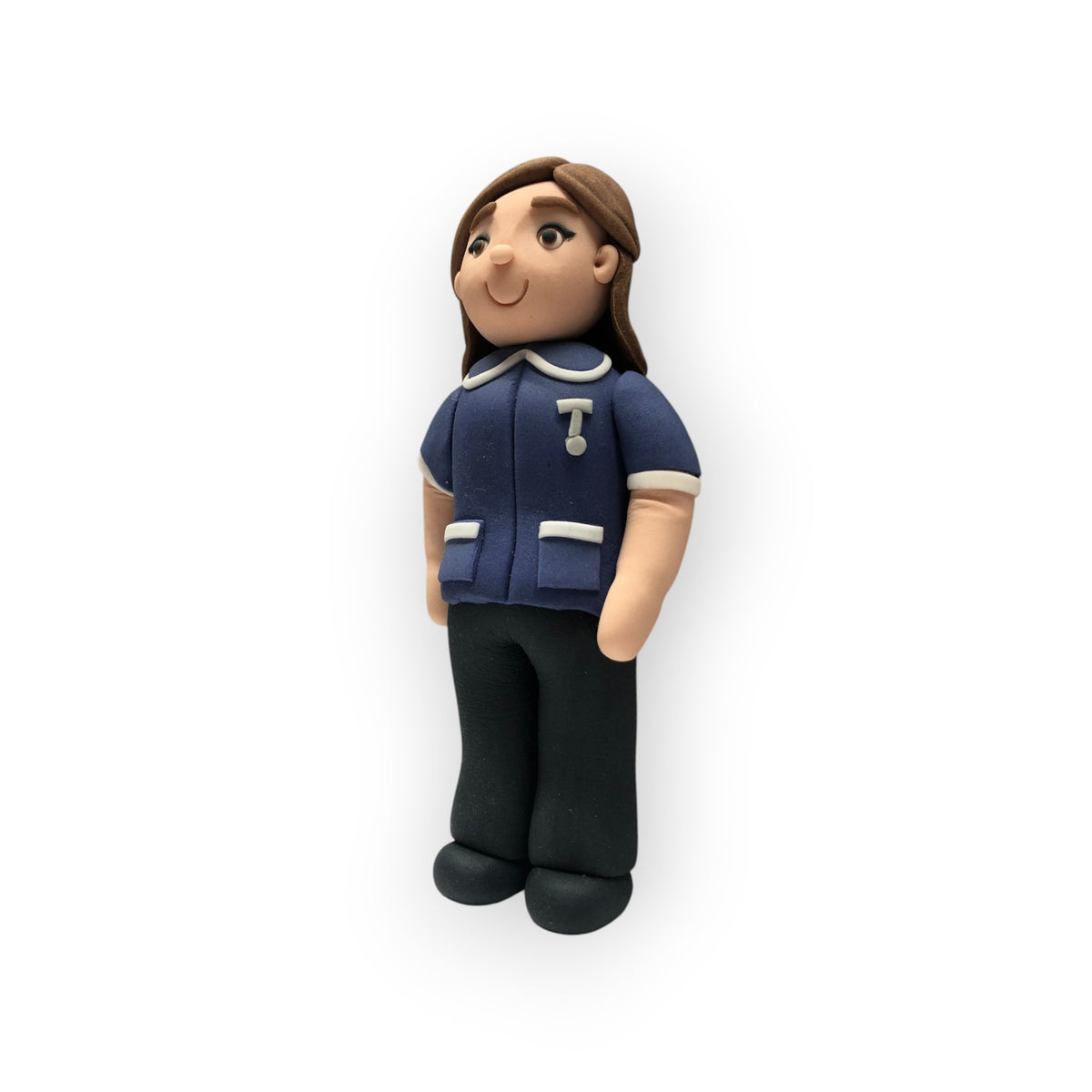 Personalised Edible Female Nurse Cake Topper